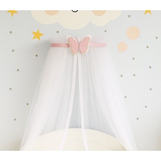 kit dorsel + mosquiteiro para berço americano borboleta em Oferta na Shopee