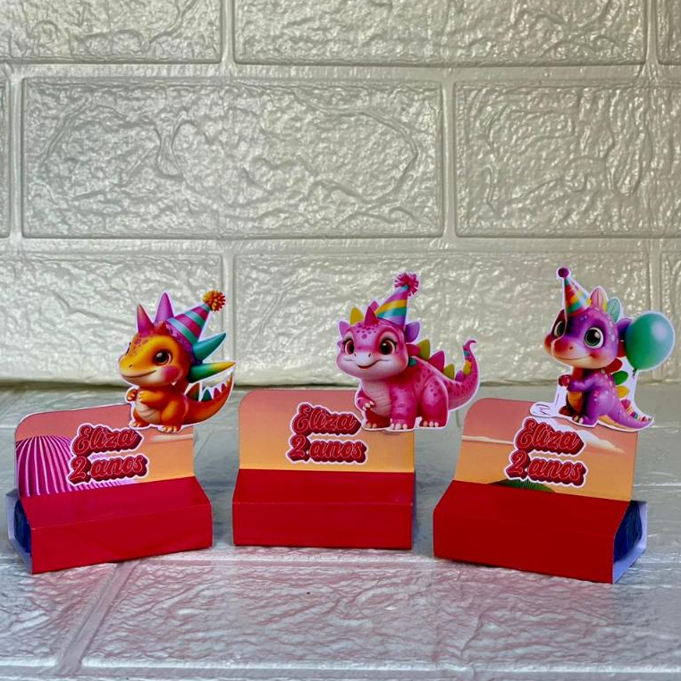 🩷🩵KIT PORTA BIS DUPLO - FESTA DE ANIVERSÁRIO INFANTIL - LEMBRANCINHA PERSONALIZADAS🩵🩷 FESTA DOS DINOSSAUROS
