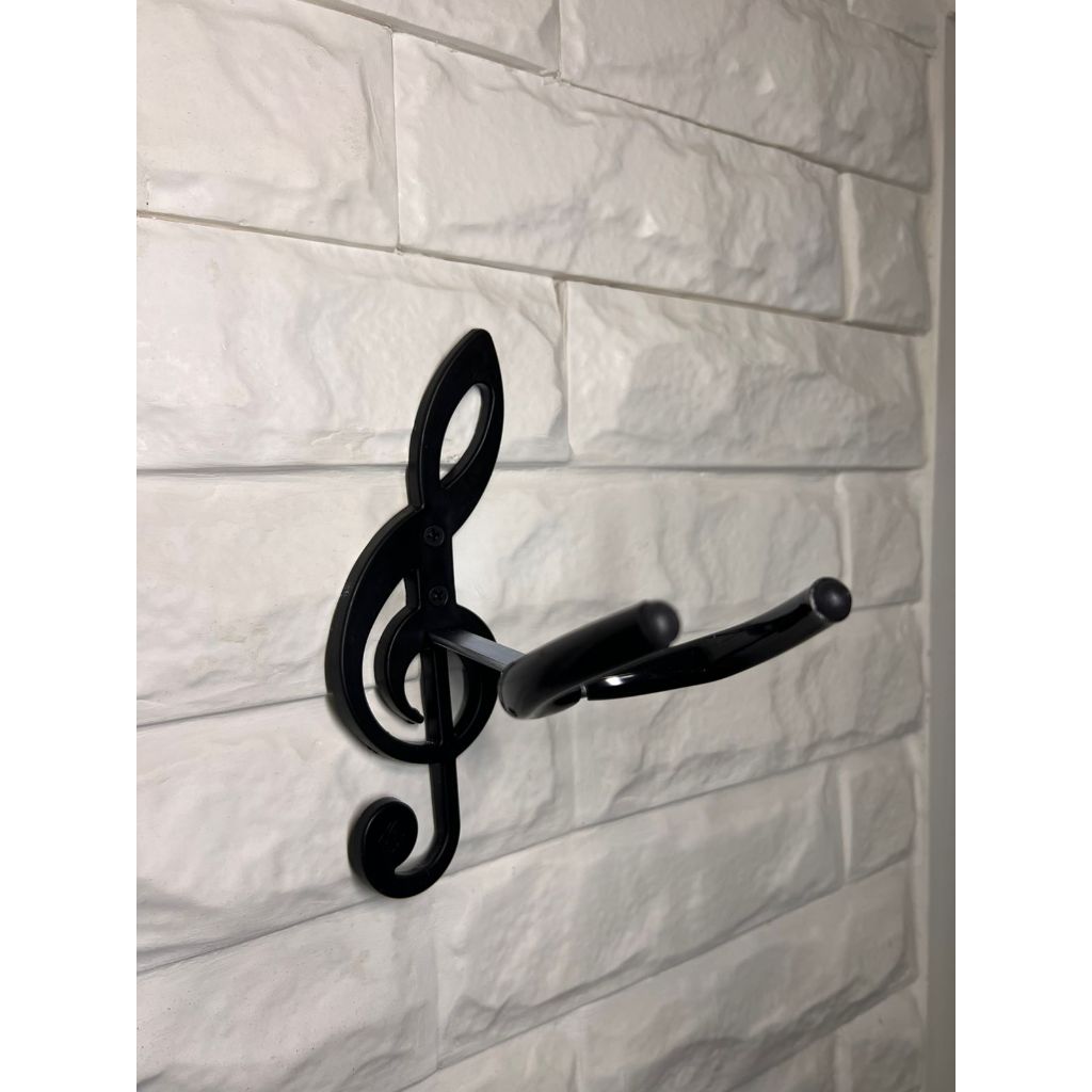 Suportes De Violão Parede Guitarra Baixo Cavaquinho Viola Ukulele com Clave de sol