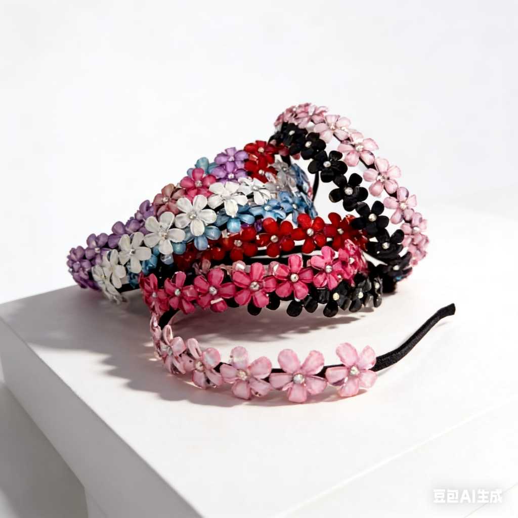 Kit 12 Arcos de Luxo com Flor e Gotas de Cristal | Tiaras Sofisticadas para Festas, Formaturas e Eventos