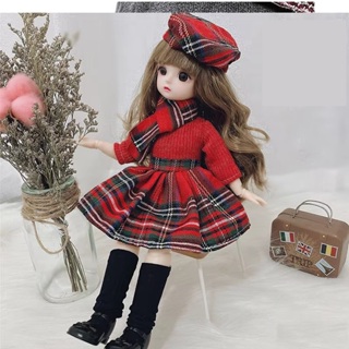 30cm Boneca várias juntas olhos 3D com roupas e sapatos em Oferta na Shopee