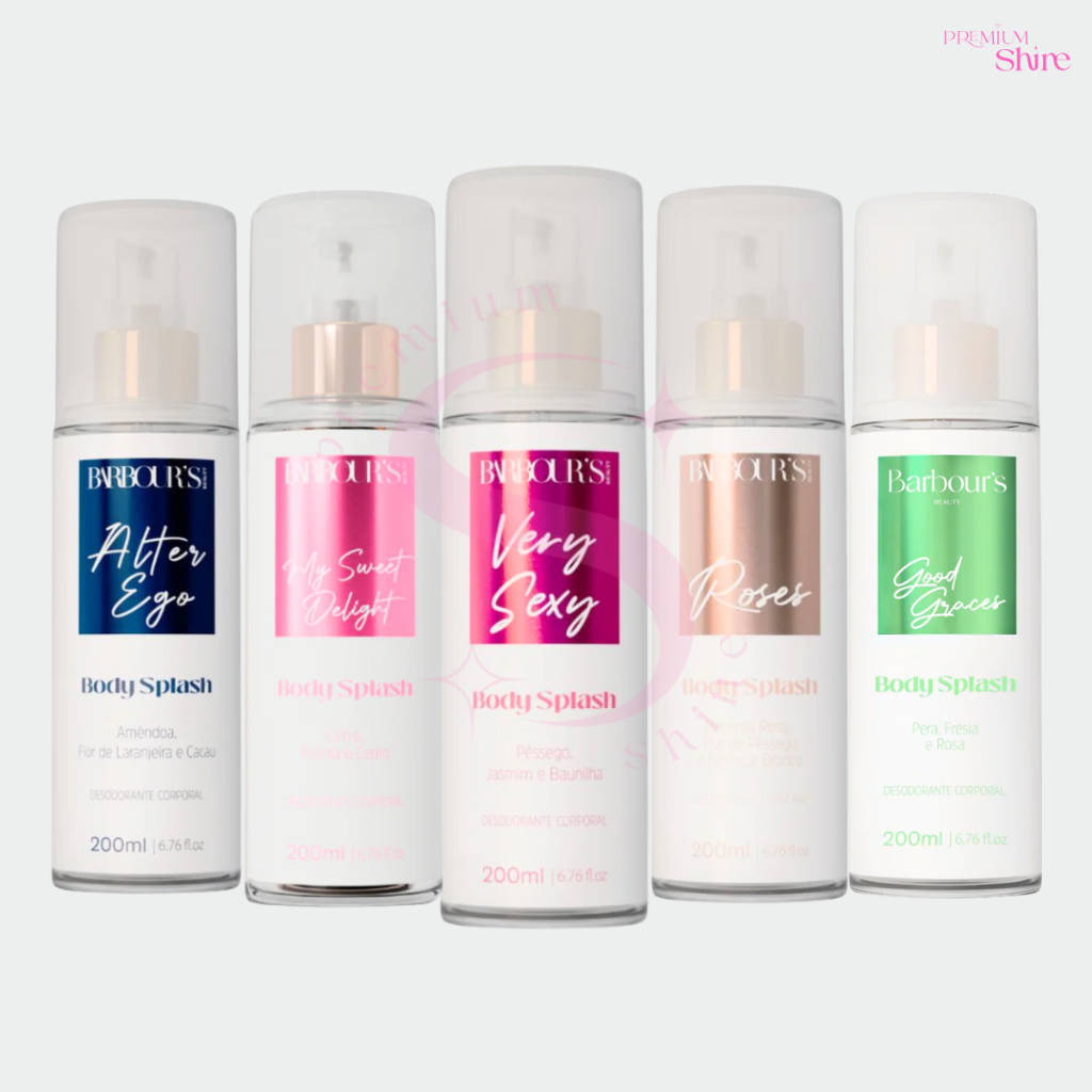 Body Splash Barbour's Beauty 200ml Corporal Perfumado - Roses, Very Sexy, Delight, Good Graces em Oferta na Shopee