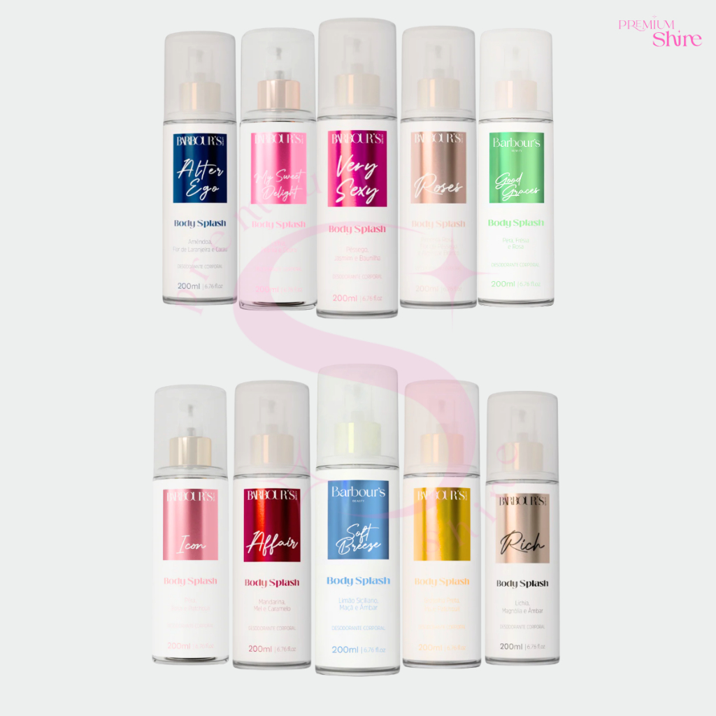 Body Splash Barbour's Beauty 200ml Desodorante Corporal Perfumado