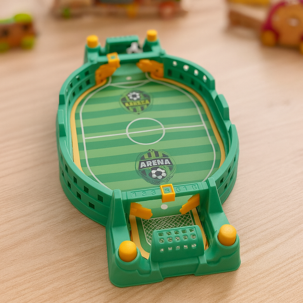 Mini Jogo De Futebol De Mesa Infantil Portátil Interativo Gol A Gol com Marcador e Bola B…
