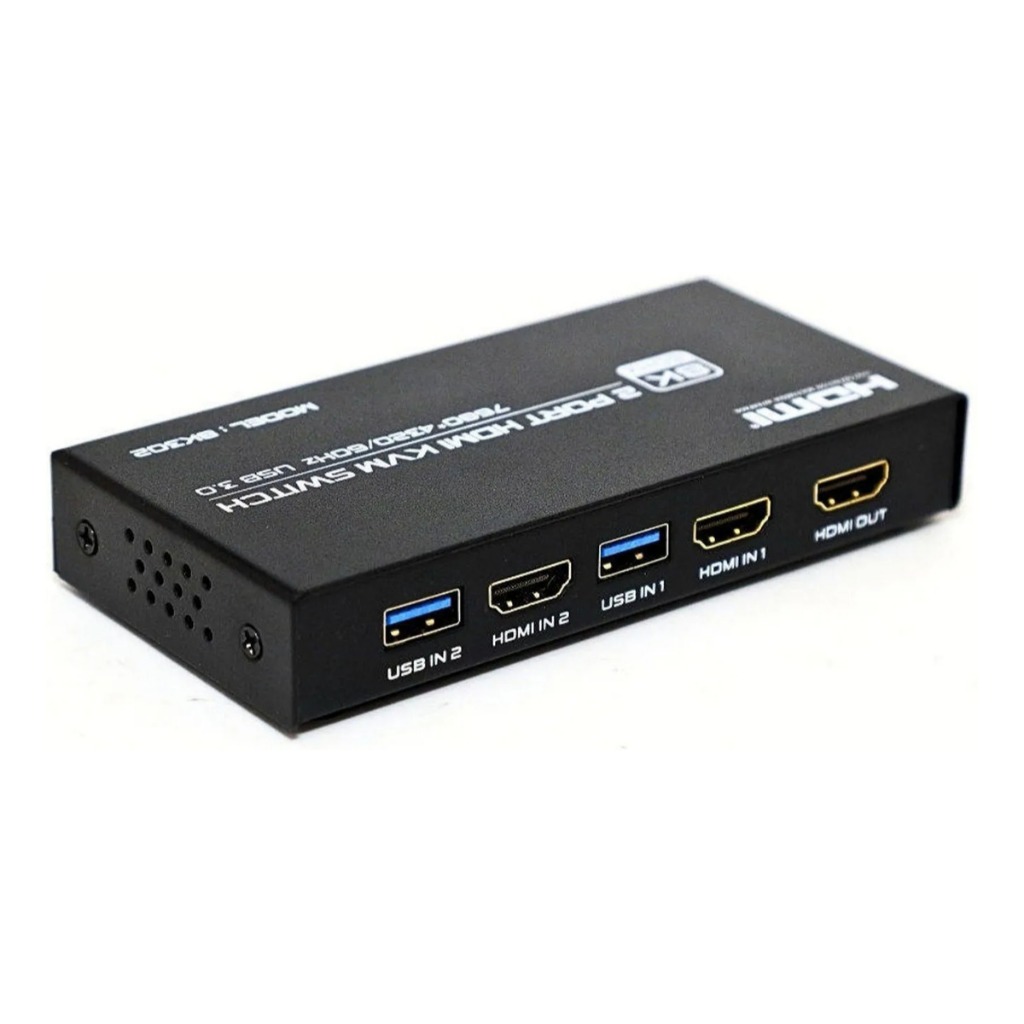 Chaveador Switch Kvm Hdmi 2 Portas 60hz 8k Usb 3.0