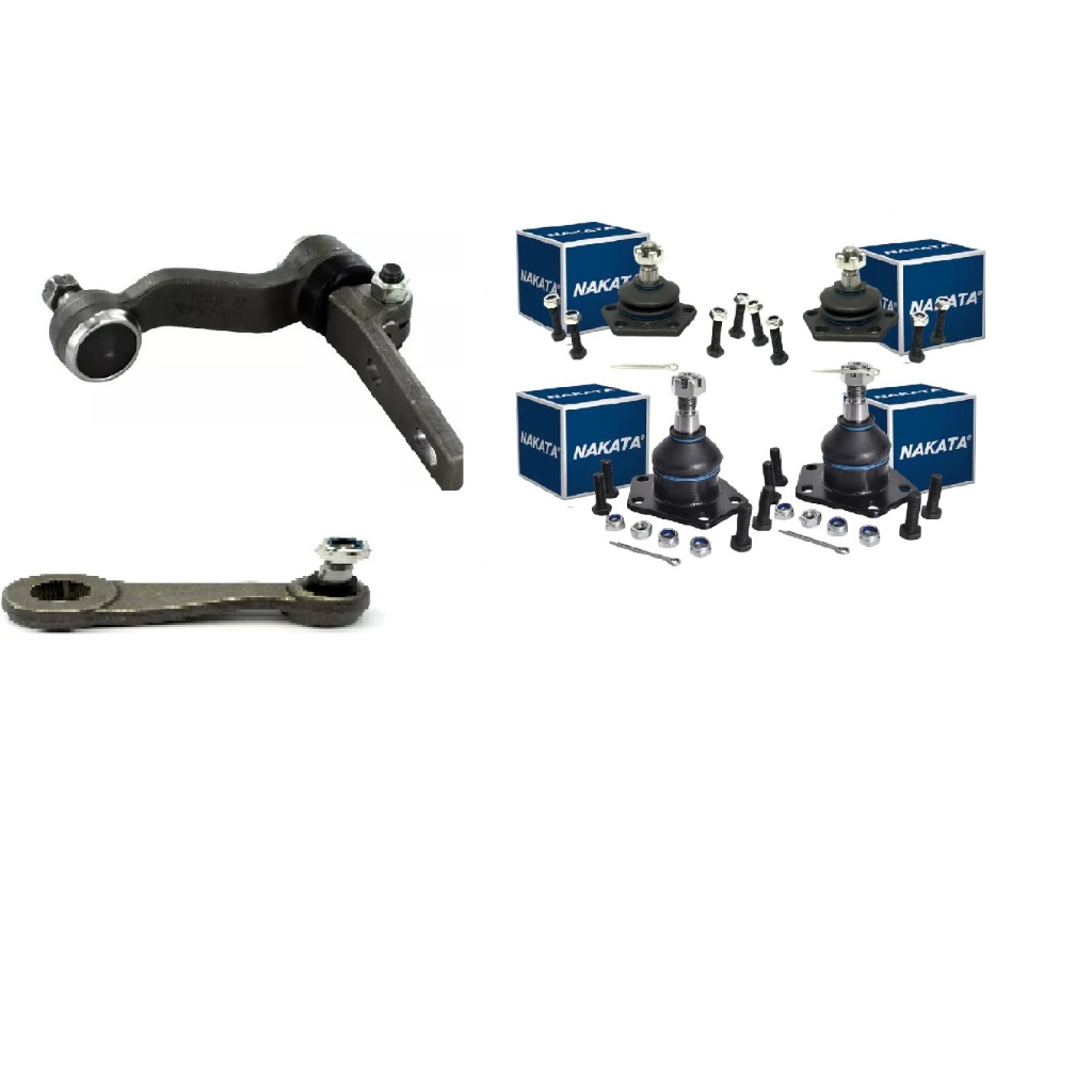 Kit 4 Pivos + Braço Auxiliar E Braço Pitman S10 95/2011  Nakata
