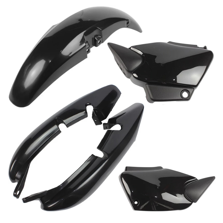 Kit Carenagem Honda Cg Titan 125 2000/2004  Cg Fan 125 2005/2008 Preto em Oferta na Shopee