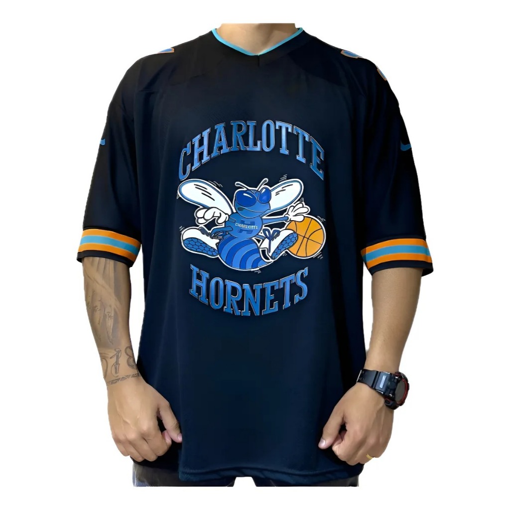 Camiseta Basquete Charlotte  Estilo  e conforto