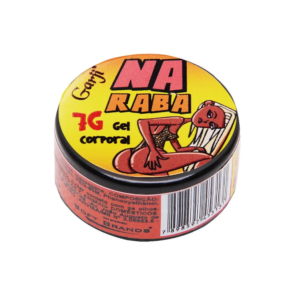 NA RABA Gel Creme Lubrificante Anal Corporal 7g Garji em Oferta na Shopee