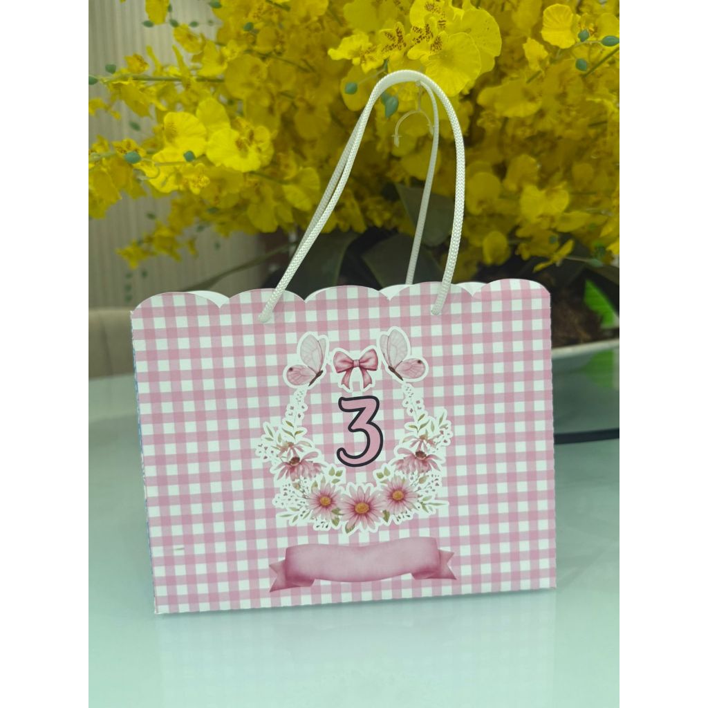 SACOLINHA BORBOLETAS 15x7x20 Personalizado | Sacolinha | Lembrancinha | Aniversário BORBOLETAS