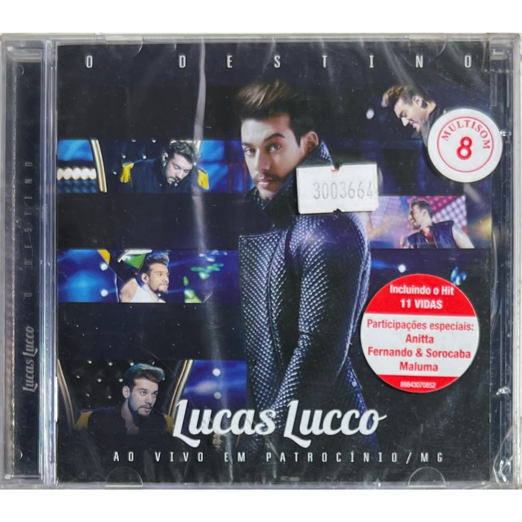 Lucas Lucco - O Destino - Ao Vivo em Patrocínio / MG - CD Original Lacrado