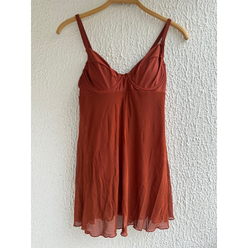 Maiô Saia Feminino com Bojo Removível | Moda Praia Elegante Alça Regulável e Amarração 8235