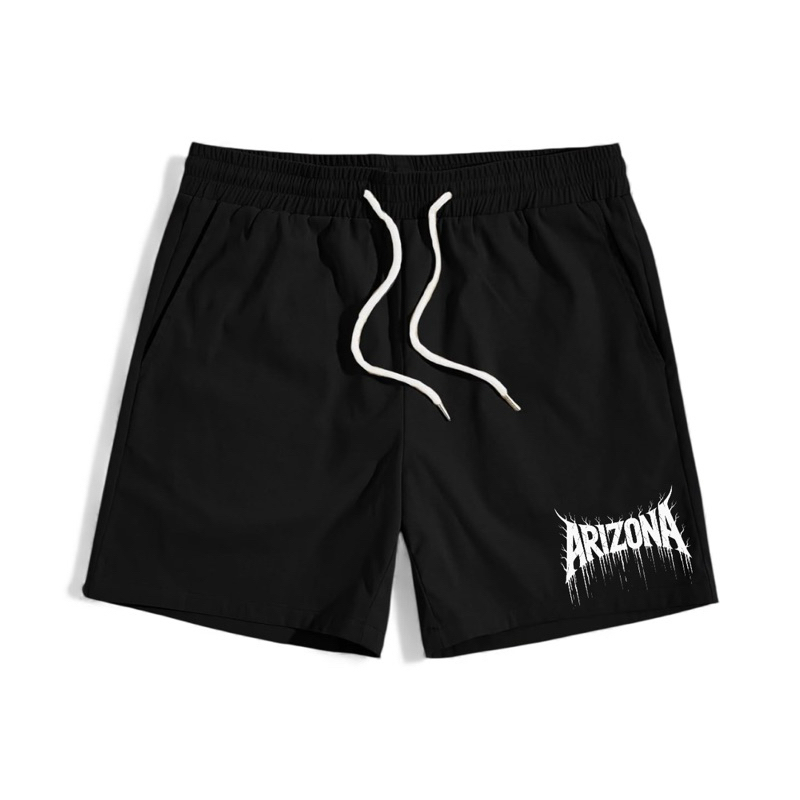 Short Praia Arizona Tactel com Elastano Bermuda Mauricinho Férias Treino