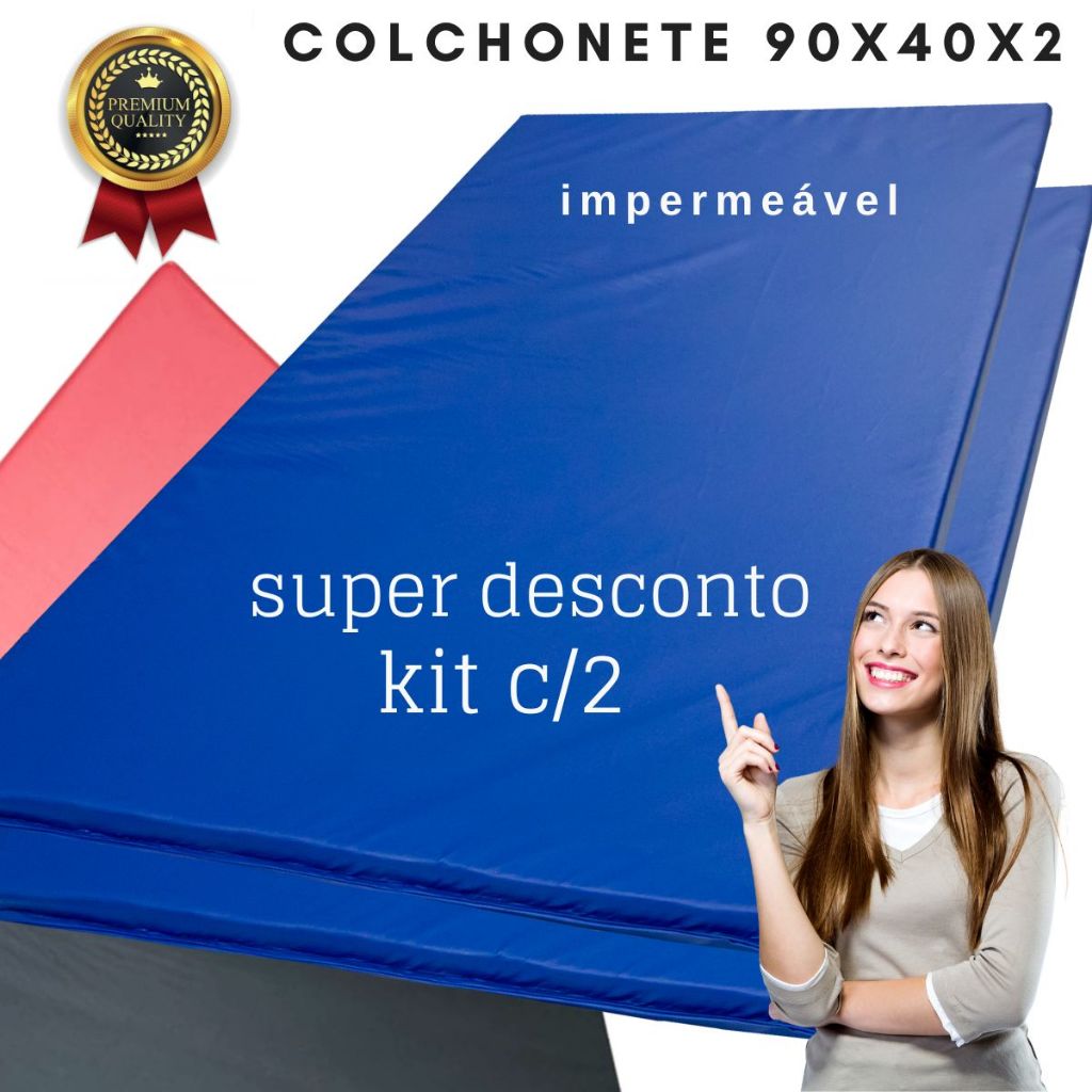 Imagem colchonete 90x40x2& 90x45x2,5 creche, academia, exercícios, ginástica, dormir, criança, pet, barato.