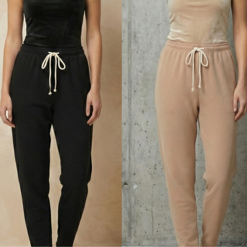 Calça Pantalona Duna Feminina c/ Bolso Premium Cintura Alta Linho Duna Alfaiataria