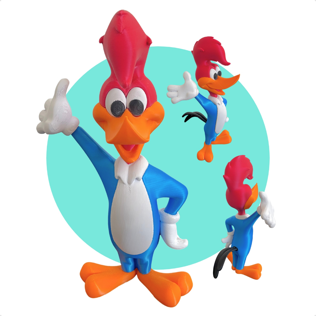 Boneco Pássaro Vermelho Cartoon Brinquedo Desenho Colecionável Decorativo Presente Criança Adulto