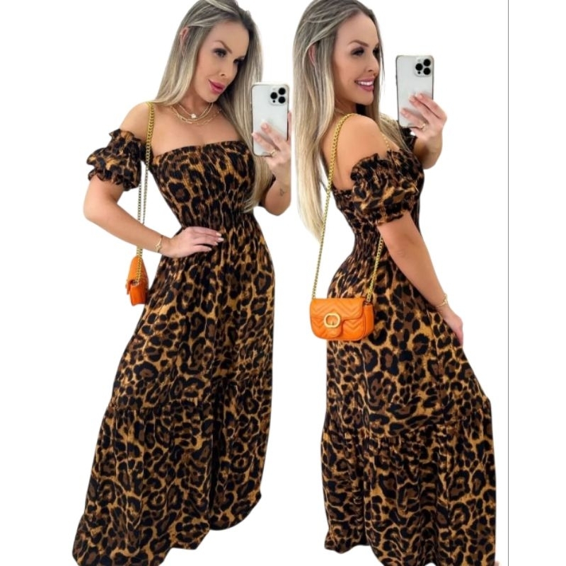 Vestido Longo Feminino Vestido Ciganinha Longo Vestidos Femininos