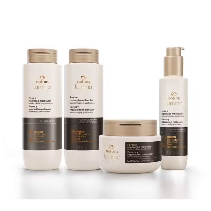 Kit Lumina Força e Reparação Molecular (4 produtos)