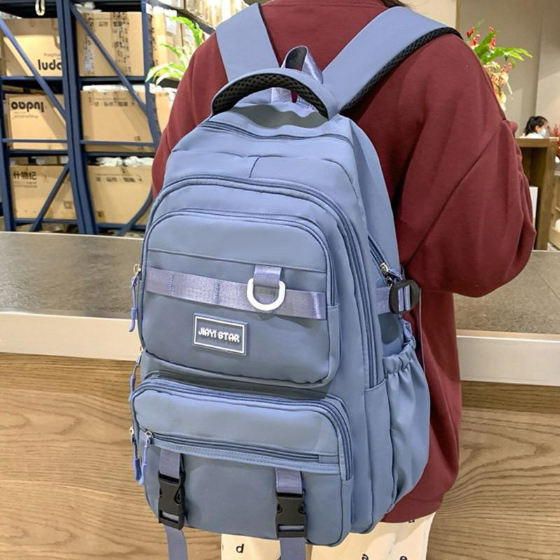 Mochila Feminina Escolar Passeio Coreano Grande Capacidade Com Chaveiro Impermeável 311