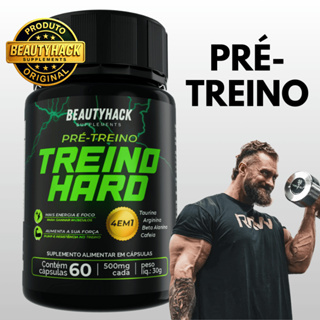 Pré-Treino 4 em 1 - Suplemento Premium + Energia e Disposição - 60 Cápsulas - Envio Imediato em Oferta na Shopee