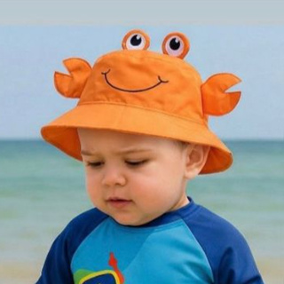 Chapéu Boné Bucket Menino e Menina Praia Infantil Bebê Proteção UV50+ em Oferta na Shopee