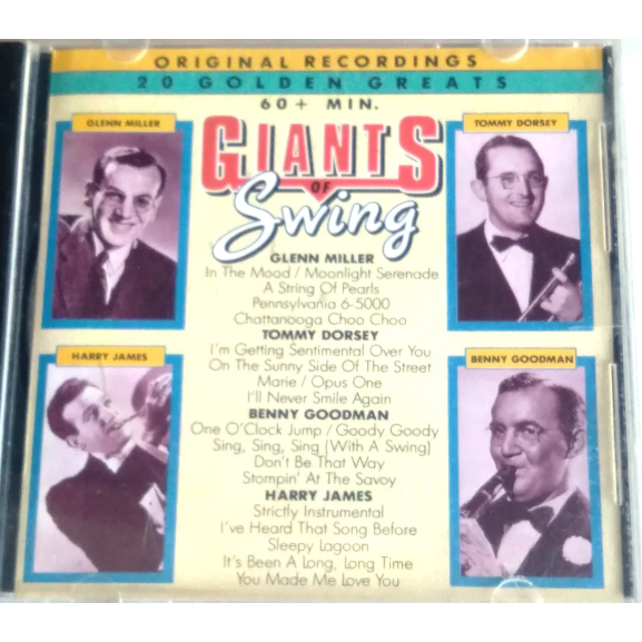 Cd Giants Of Swing 20 Golden Greats Tommy Dorsey ÓTIMO ESTADO