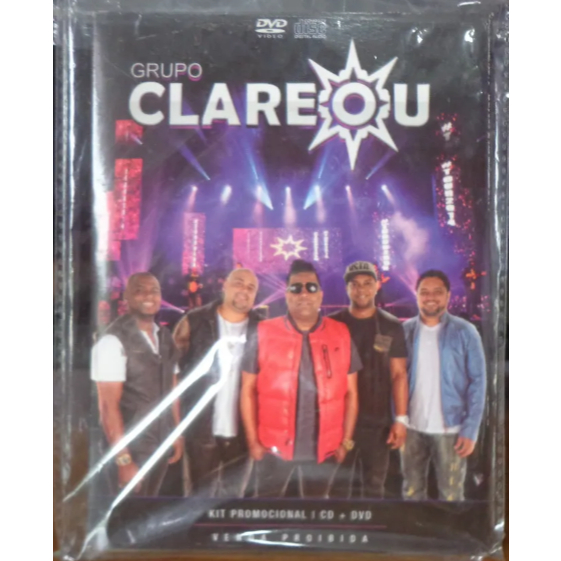 Cd + Dvd Grupo Clareou Samba Pagode KIT PROMOCIONAL Raro ÓTIMO ESTADO