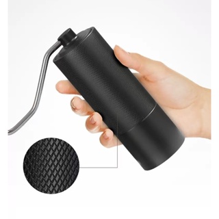 Moedor De Café Ajustável Em Inox C/ Cabo De Madeira E Escova em Oferta na Shopee