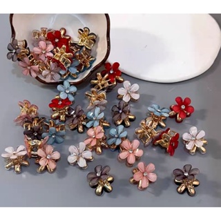 Mini Flor, Presilhas De Cabelo Decorativas Falsa E Strass em Oferta na Shopee