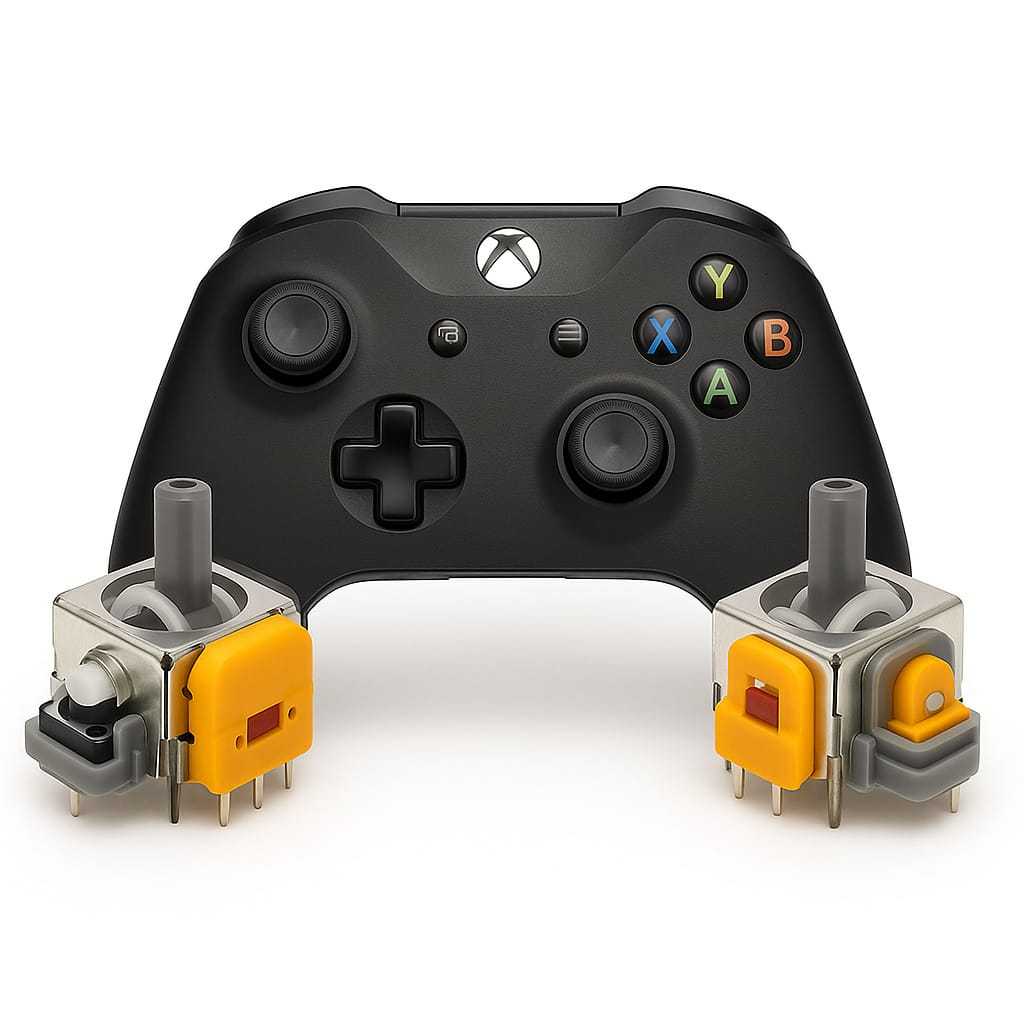 2 Analógicos 3d Magnéticos Hall Effect Para Dualsense Xbox One e Series X E S em Oferta na Shopee