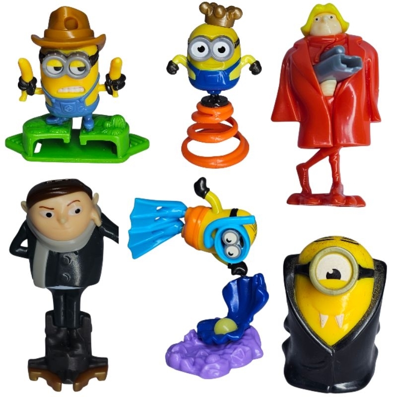 Miniaturas Minions Meu Malvado Favorito - Coleção Kinder Ovo Dtc