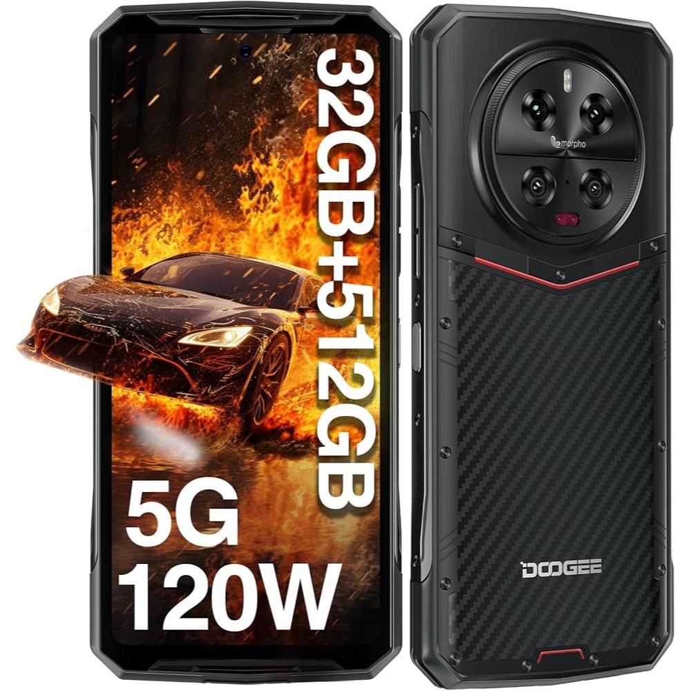 Smartphone Doogee DK10 512gb Memoria 32gb Ram(12+20) Tela 120Hz Original Envio Imediato!