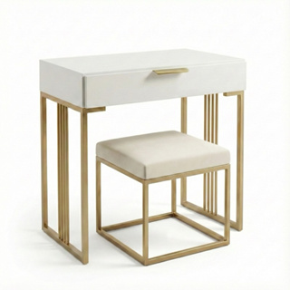 Penteadeira luxo 70cm 1 gaveta e movel toda de MDF e ferro em Oferta na Shopee