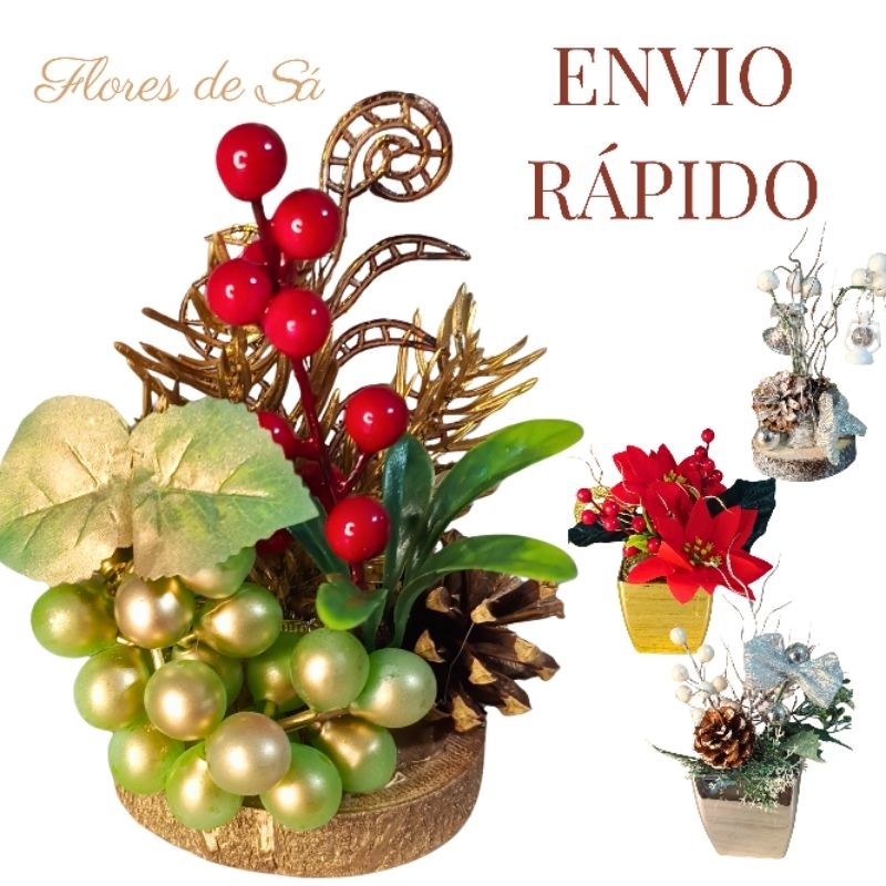 Arranjo de Natal Vermelho e Dourado: Onde Comprar | BuscaProdutos