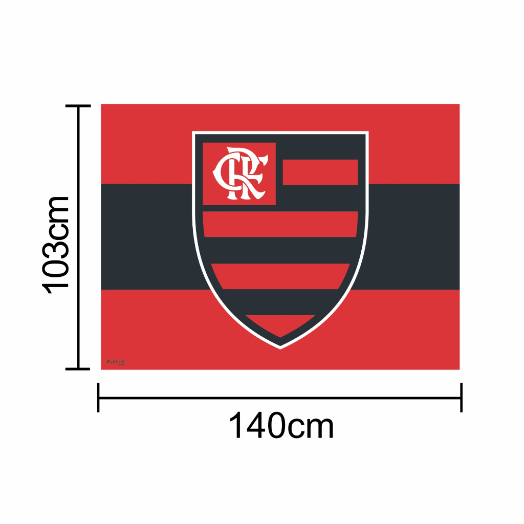 Kit 20 Balões Flamengo 8” + Painel TNT 103x140 | Decoração Festa Futebol Mengão [PIFFER] — imagem 2 de 2