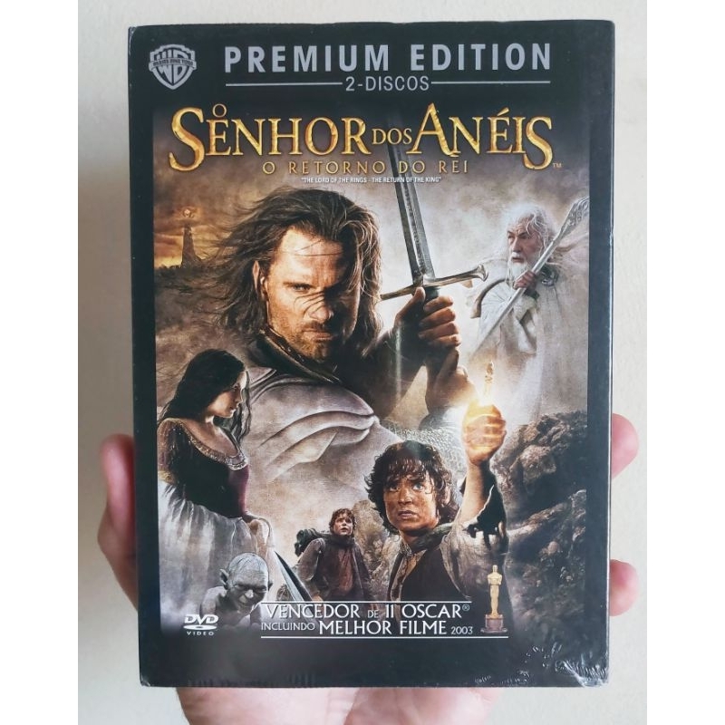 Dvd Duplo O Senhor Dos Anéis: O Retorno Do Rei (Lacrado e Original) RARIDADE.