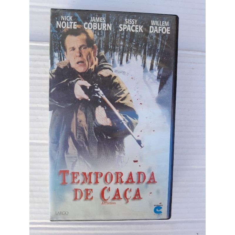 Fita Vhs Temporada de Caça Original Legendado Nick Nolte James Coburn