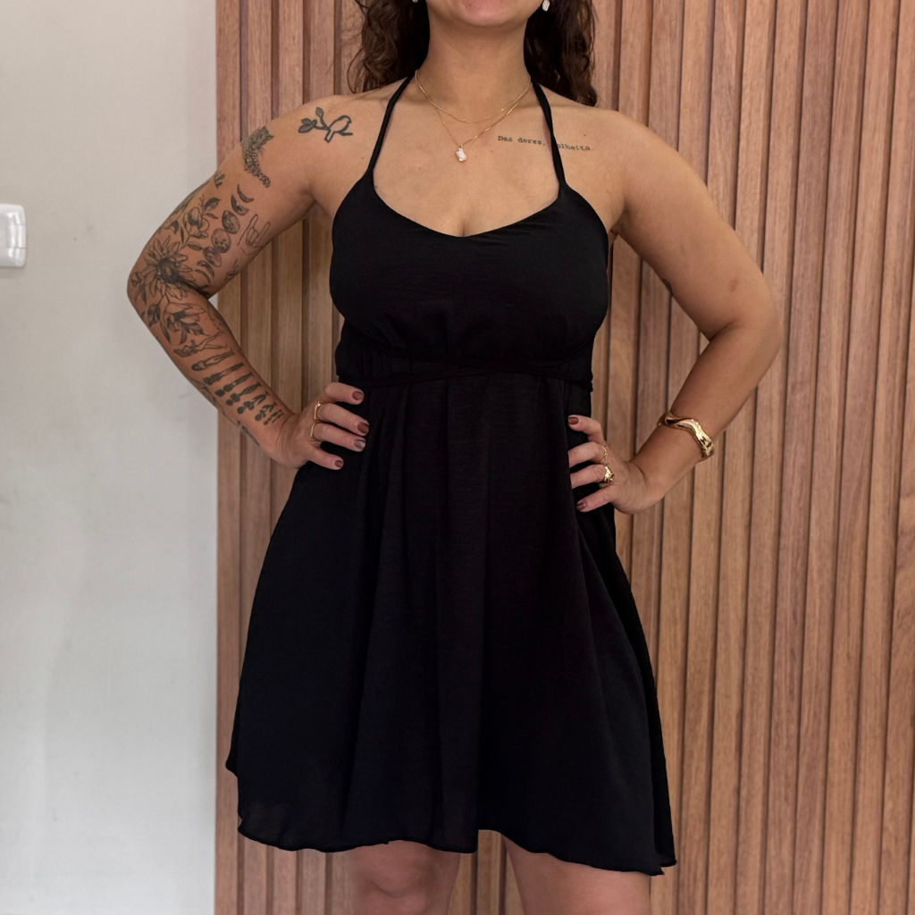 Vestido Feminino Alça Soltinho Curto — Leve, Fresco e Confortável para Dia a Dia, Praia e Verão em Oferta na Shopee