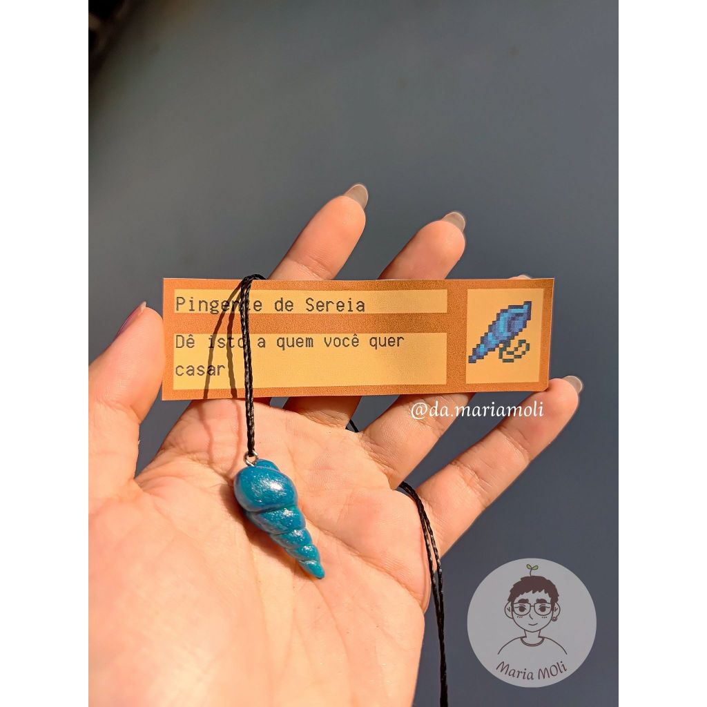 Colar Pingente de Sereia Stardew Valley em Oferta na Shopee