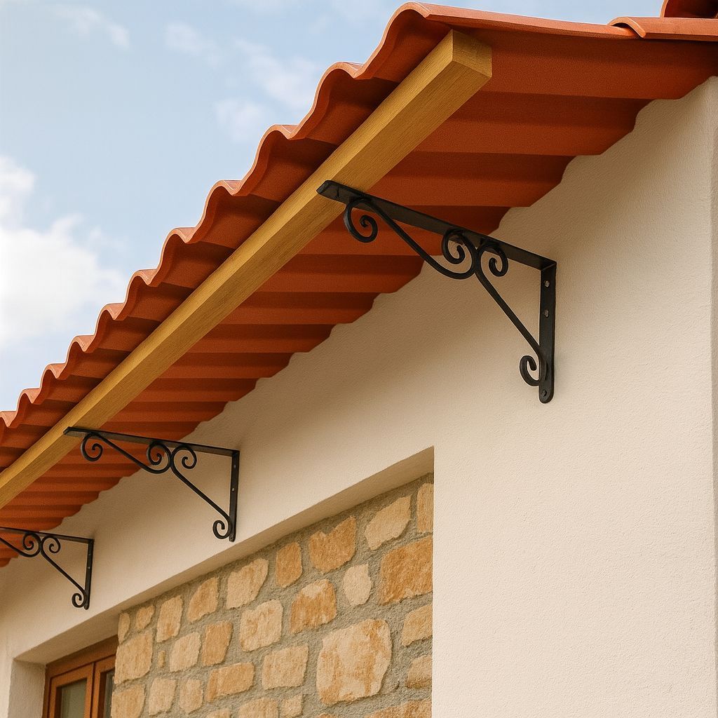 Kit 2 Mao Francesa Colonial Inclinada 10º P/ Cobertura 30x60 em Oferta na Shopee