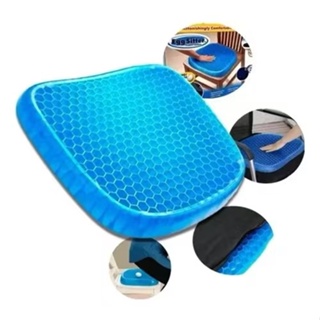 Almofada Com Capa Em Silicone Gel Para Assento Banco de Carro Escritorio Ortopédico em Oferta na Shopee