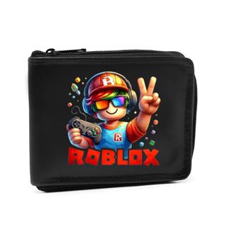Carteira Infantil Roblox Gamer Preta Com Zíper em Oferta na Shopee