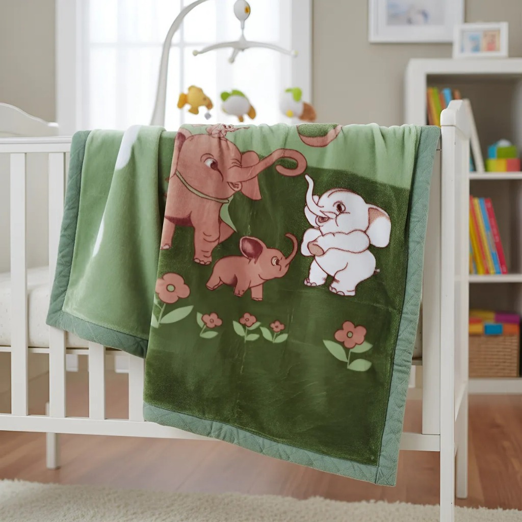 Cobertor  para bebê  para frio intenso dupla face para berço bebê 100cm x 1.30cm menina e menino  envio imediato.