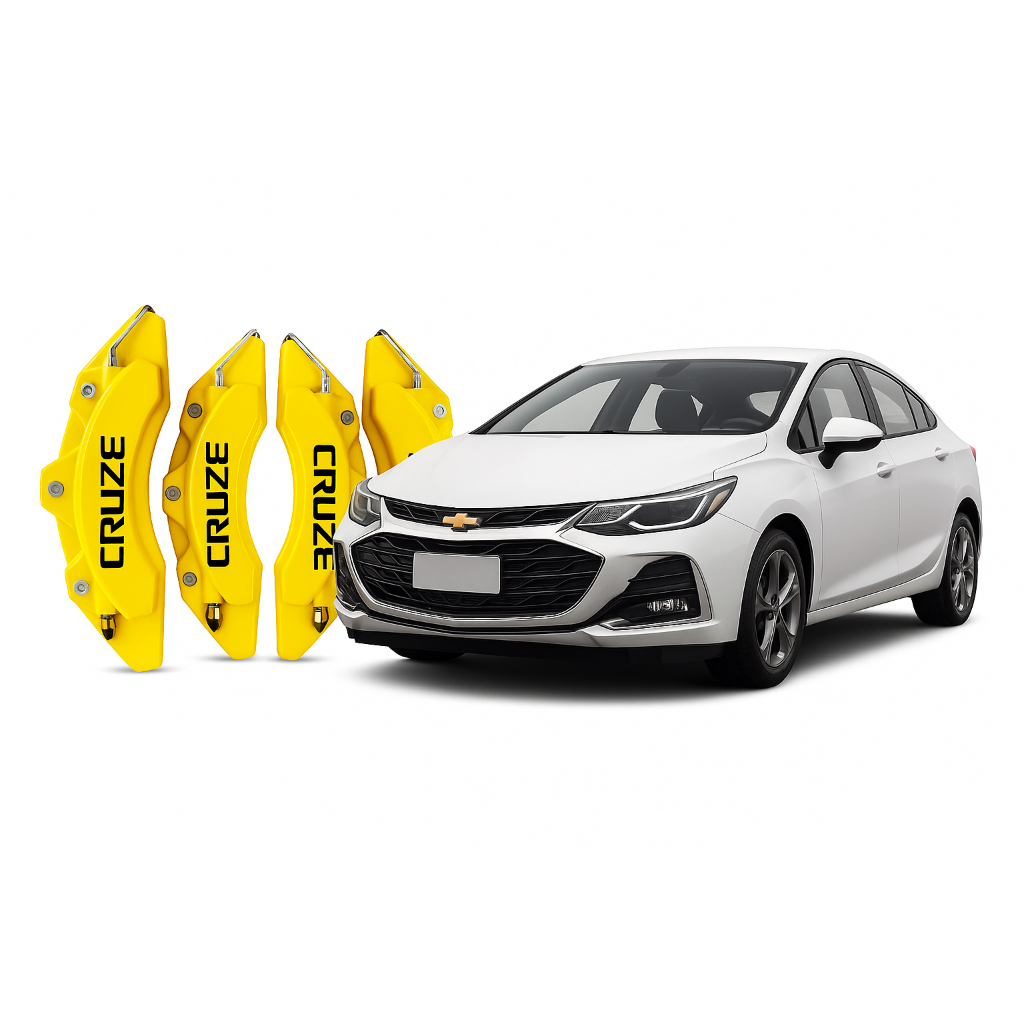 Capa de Pinça de Freio Esportivo CRUZE Universal + Cola BRINDE