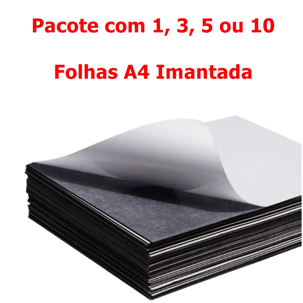 Folha A4  Manta Magnética Ímã Geladeira Calendário Lembrancinha Escolha Seu Pack em Oferta na Shopee