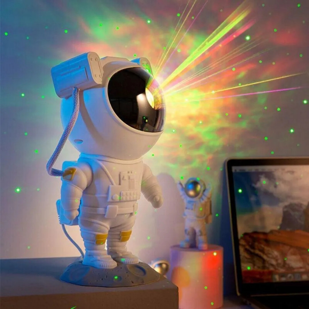 Astronauta Projetor Luminária com BLUETOOTH LED Lâmpada Com Controle Remoto