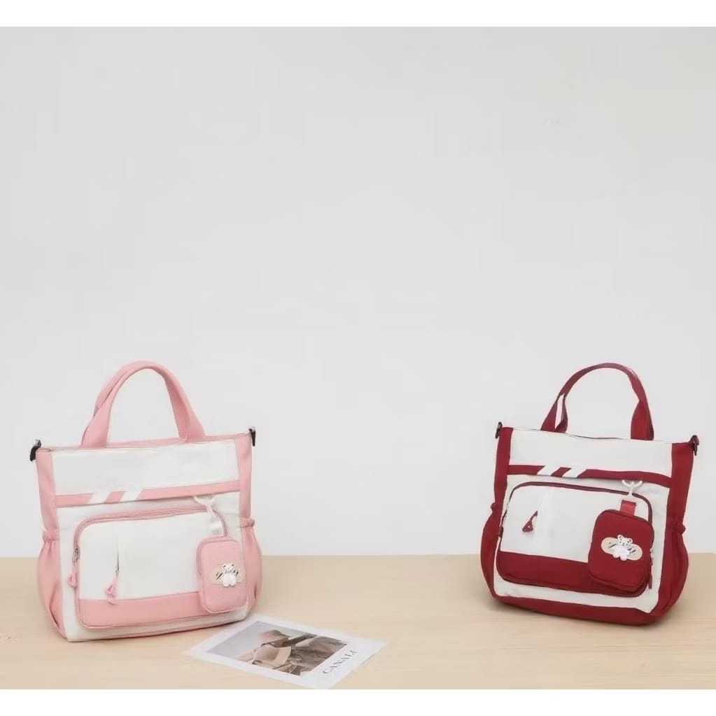 Bolsa Transversal De Estudante De Grande Capacidade E Multifuncional