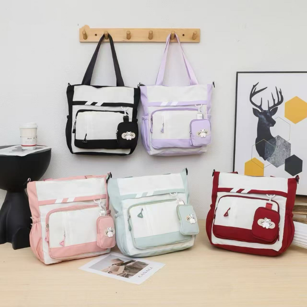 Bolsa Transversal De Estudante De Grande Capacidade E Multifuncional em Oferta na Shopee