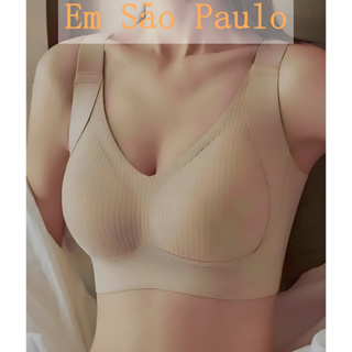 Sutiã Top Fitness com Bojo Alças Reguláveis em Oferta na Shopee
