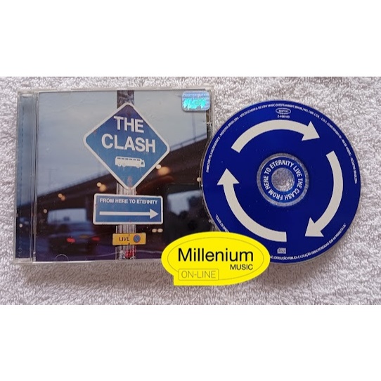 Cd The Clash From Here To Eternity  Live 1999 Original Gravadora Colecionador Ótimo Estado
